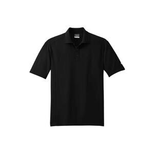 Nike Golf Tech Basic Dri-FIT Solid Black Polo Men’s Size: Medium